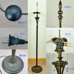 Unicorn Floor Lights Living Room Study Room Floor <strong>Lamps</strong> Bedroom Country <strong>Stained</strong> <strong>Glass</strong> Leaf <strong>Lamp</strong> <strong>Shade</strong> - Product Image 5