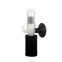 Petit aquarium en plastique, mini filtre pneumatique à air inversé, oxygénateur, 200 ml, forme octogonale