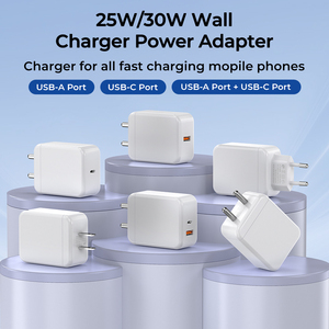 Chargeurs USB C rapides 30W avec affichage, <span class=keywords><strong>chargeur</strong></span> USB C mobile type C pour téléphone Apple, adaptateur de charge pour téléphone avec arrêt automatique - Product Image 5