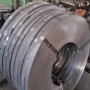 Заводская поставка, синий/оцинкованный/черный окрашенный упаковочный стальной ОБВЯЗОЧНЫЙ ремень, горячая Распродажа, 32 мм, 65 МН, оцинкованный ремень из углеродистой стали - Product Image 2