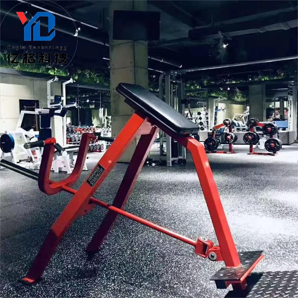 YG-1046 YG Fitness Multi Gym Popular Fitness Machine Plate Loaded T Bar Rower T Incline Row for gym club