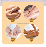 Masseur à compression d'air pour les jambes et les pieds avec 3 modes, batterie rechargeable, contrôle de la pression pour soulager l'œdème