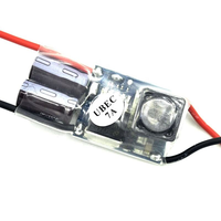 Module abaisseur UBEC 5V 3A/5A/7A/15A BEC 2-12S Lipo avec blindage complet anti-parasitage, alimentation externe en plastique pour avion FPV