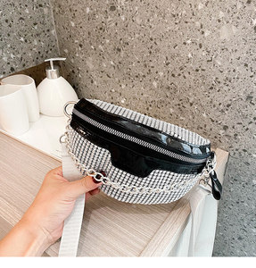 Vente chaude jeune <span class=keywords><strong>femme</strong></span> diamant taille <span class=keywords><strong>sac</strong></span> à main filles <span class=keywords><strong>poitrine</strong></span> chaîne <span class=keywords><strong>sac</strong></span> - Product Image 2