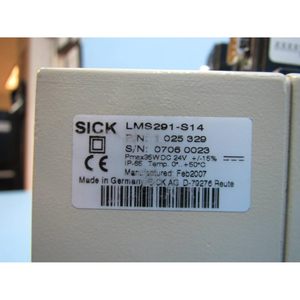 Capteur de mesure laser Sick Optic Lms-291-S14, type de montage à 90 degrés, fabriqué en Allemagne - Product Image 2