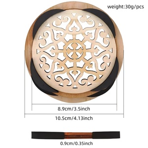 Cache-trou <span class=keywords><strong>de</strong></span> son en bois anti-grincement et amortisseur <span class=keywords><strong>de</strong></span> vibrations pour guitares folk, acoustiques et classiques <span class=keywords><strong>de</strong></span> 40 et 41 pouces, accessoires <span class=keywords><strong>de</strong></span> réduction du bruit et <span class=keywords><strong>de</strong></span> contrôle sonore - Product Image 2