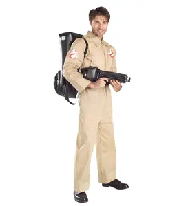 Purim Ghostbusters Cosplay Costume Halloween Party Soldier Uniform Hot Sale Soldier Costume Bag Set for Adult