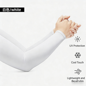 Manguitos <span class=keywords><strong>de</strong></span> compresión para brazos con protección solar UV, sublimados, para voleibol, béisbol universitario y ciclismo, para hombre y mujer, al por mayor - Product Image 6