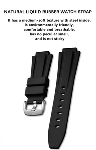 Tùy Chỉnh Người Đàn Ông Sang Trọng Của Thể Thao Sáng Tự Động Diver Đồng Hồ Ban Nhạc Cao Su Chống Nước Thép Trường Hợp 42Mm Lớn Con Trỏ - Product Image 5