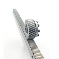 Crémaillère hélicoïdale professionnelle en acier C45 pour équipement d'automatisation, usinée sur machine CNC en usine certifiée ISO, modèles M2, M3, M4