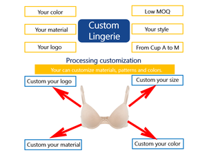 Soutien-gorge OEM à armatures, en dentelle transparente et maille, séduisant, pour femme mature, grande taille XXL DD <span class=keywords><strong>F</strong></span> G - Product Image 3