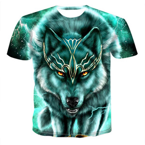 Cheap <strong>Wolf</strong> <strong>T</strong> <strong>Shirt</strong> for Men Animal Print Short Sleeve Top 3d Casual Street Man <strong>T</strong>-<strong>shirt</strong> Oversized Tee <strong>Shirt</strong> Men Vintage Clothing - Product Image 6