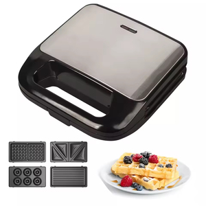 Anbolife Factory OEM ODM 750W Mini Gaufrier 2 Tranches Antiadhésif Grille-Pain <span class=keywords><strong>Presse</strong></span> à Sandwich Vente Chaude - Product Image 4