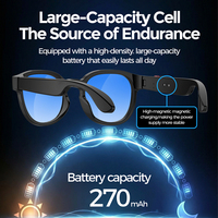 Nouvelles Lunettes Intelligentes IA à Transitions de Couleurs, Caméra Vidéo, Intégration ChatGPT IA