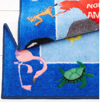 Tapis personnalisé en nylon imprimé pour salle de classe, antidérapant, durable, éducatif, pour enfants, idéal pour bibliothèque et coin lecture - Grande Vente