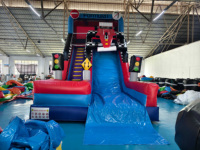 Toboggan aquatique gonflable commercial géant pour enfants et adultes