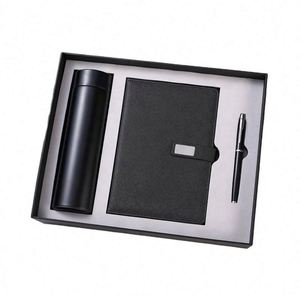 Custom Logo Corporate Leather Notebook and Pen Gift Set Luxury Business <b>Journal</b> Note Book Promotional Gift Set With Water Bottle - Product Image 6