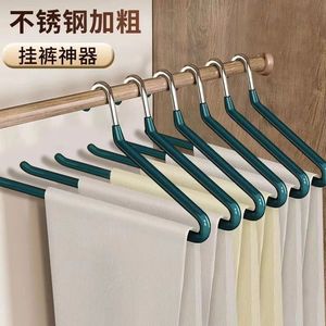 ไม้แขวนกางเกงเคลือบนาโนกันลื่น สำหรับจัดเก็บเสื้อผ้าไหม แบบตะขอ - Product Image 3