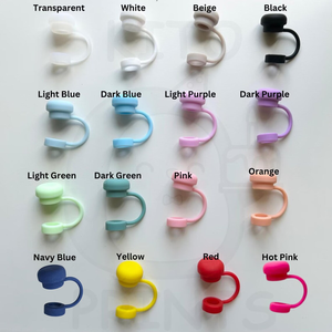 Оптовая продажа: персонализированные колпачки для трубочек с инициалами для стаканов и бутылок для воды – идеальный подарок - Product Image 3