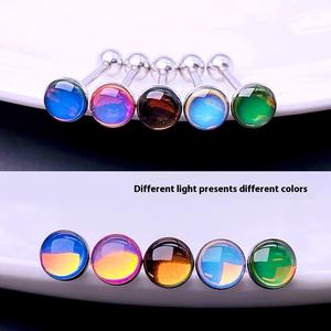 Sexy Hot Girl Flash Gradient Tongue Nail Ring Mujer Oil Drop Niche Ins con Piercing <span class=keywords><strong>para</strong></span> <span class=keywords><strong>la</strong></span> <span class=keywords><strong>nariz</strong></span> - Product Image 3