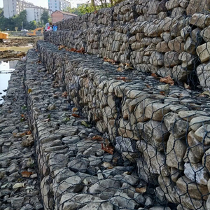 Profesyonel <span class=keywords><strong>Gabion</strong></span> sepet kafes dokuma özel galvaniz gabyon kutu <span class=keywords><strong>Gabion</strong></span> taş duvar koruma ağı - Product Image 4