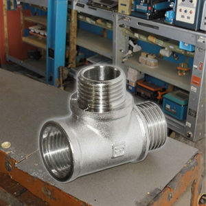 DN8 Außengewinde Außengewinde 3-Wege-T-Rohrverschraubung 3/4 "BSP-Gewinde 304 Edelstahl - Product Image 6