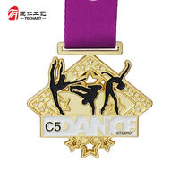 Médailles de récompense pour événements sportifs, logo personnalisé, placage argent satiné, chaîne à maillons pour cérémonie de remise des prix