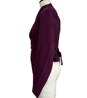 Nouveau Blazer Femme Slim Asymétrique Respirant à Boutonnage Simple Manches Longues Tendance Décontracté et Professionnel