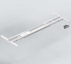 Hiện đại <span class=keywords><strong>CEO</strong></span> bàn văn phòng điện có thể điều chỉnh chiều cao ngồi đứng bàn với động cơ kép quản lý cáp cho công việc nghiên cứu chơi game (kim loại) - Product Image 4