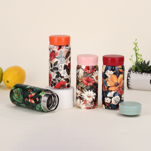 Cute Macaron Color Water Cup 304 Stainless Steel Mini Thermos Portable Outdoor Pocket Tumbler - Product Image 3