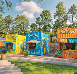 Profession elle Herstellung Guter Preis Abnehmbarer Stahl Vorgefertigte modulare Häuser Sandwich platten material Flat Pack Container - Product Image 2