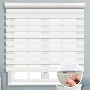 Con Lăn Hai Lớp Không Dây Shades Rèm Ngày Và Đêm Zebra Roller <span class=keywords><strong>Blinds</strong></span> Với Hộp Tròn - Product Image 2