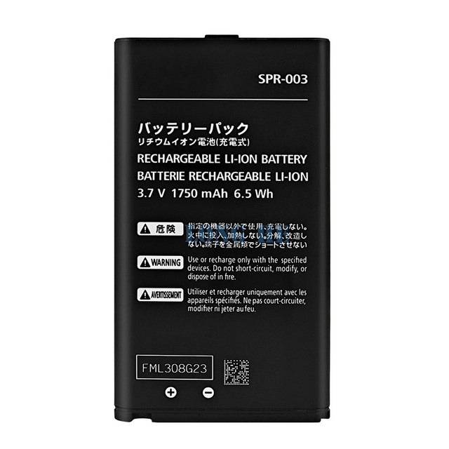SPR003 1750mAh 3.7V Replacement Lithium Battery Pack for Nintendo New 3DS XL LL Old 3DS XL Game Console