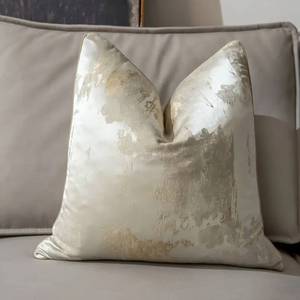 Fundas de almohada de sofá de lujo modernas de champán, Fundas de cojín decorativas con patrón geométrico Retro para sala de estar - Product Image 4