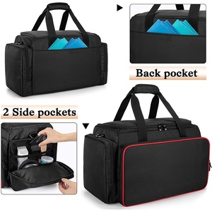 Boîte de rangement pour outils de barbier, grande, en nylon, multi-compartiments, multifonctionnelle, pour voyage et bureau - Product Image 4