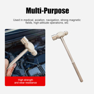 Martillo de Bola de Titanio No Magnético HENITUER T1080 con Mango de Titanio para Uso Doméstico, Médico y en la Industria Aeronáutica - Product Image 5