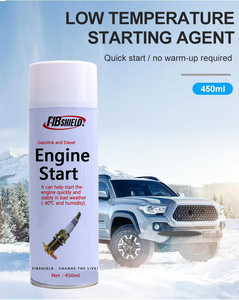 FIBSHIELD 450 มล. สเปรย์สตาร์ทเครื่องยนต์เบนซินและดีเซล สตาร์ทเร็ว สำหรับเครื่องยนต์ที่อุณหภูมิต่ำในสภาพอากาศหนาวเย็น - Product Image 3