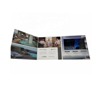 Brochure de mariage numérique personnalisée Livre vidéo 2.4 4.3 5 7 10 pouces IPS LCD Écran HD Brochure vidéo Mailer Carte de voeux vidéo LCD