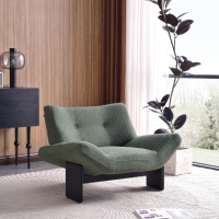 Fauteuil d'appoint moderne de style italien minimaliste du milieu du siècle, fabriqué en Chine, pour salon, fauteuil confortable, canapé lounge
