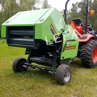 Traktor montiert PTO mini runde heu ballenpresse