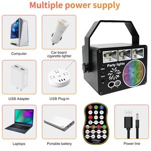 <span class=keywords><strong>2025</strong></span> mới 3 trong 1 Đảng DJ Đèn sân khấu trang trí RGBW 48 Mẫu Strobe LED chùm chiếu Lazer ánh sáng Disco DJ Đảng chiếu sáng - Product Image 3