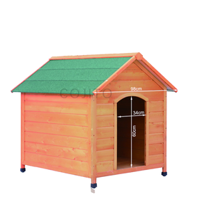 Maison moderne de luxe pour animaux de compagnie petite construction métallique durable en bois <span class=keywords><strong>cage</strong></span> à motifs d'animaux d'intérieur et d'extérieur pour chats lapins jeu de repos - Product Image 1