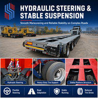 Semi-remorque pour camions lourds, multi-essieux, hydraulique, modulaire, pour projets logistiques complexes