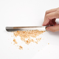 Grattoir à miettes de pain en acier inoxydable pour restaurant, outil de nettoyage de table de cuisine, grattoir à miettes fines