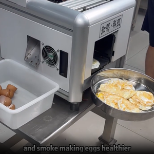 Commerciële volautomatische 304 roestvrijstalen eierfrituurmachine met een capaciteit van 1-120 stuks/uur voor restaurantkeukens - Product Image 6