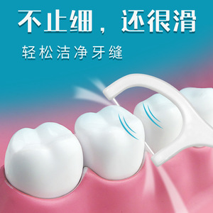 Toothpoint – cure-dents jetables en fil dentaire, 300 pièces, fil dentaire en PE haute résistance, paquet familial pour nettoyer les espaces entre les dents - Product Image 1