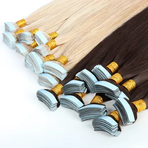 Raw Hair Reliable Wholesale Extension Supplier Tape Inc Spanish Seamlesst Tape In Hair Extensions Adhesive For Thin Hair