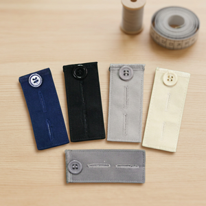 AA0238 Waist Extender Hook |Denim Waist Extender Button for Jeans and Skirt <b>Comfy</b> Metal Buttons Assorted Colors - Product Image 2
