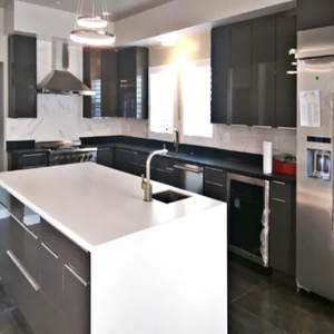 Armario de cocina moderno de estilo europeo, diseño personalizado - Product Image 4