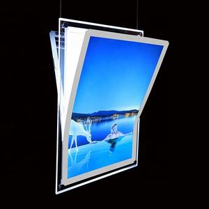 Tùy chỉnh A3 A4 LED menu trà sữa cửa hàng nhà hàng lightbox đèn nền mỏng Pha Lê Acrylic Hộp đèn cho quảng cáo - Product Image 5